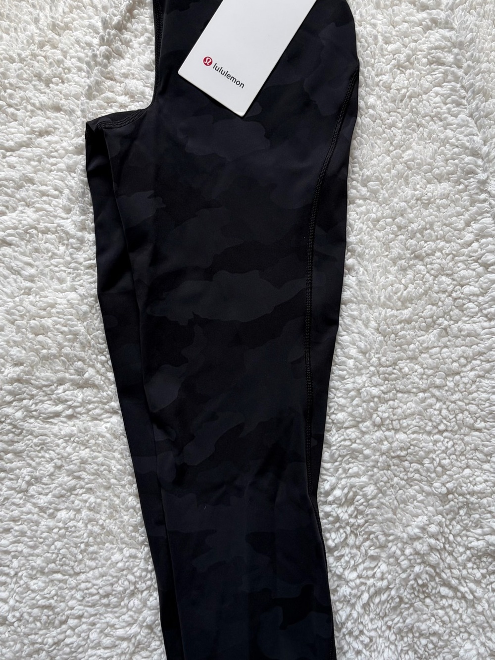 lululemon Black Subtle Camo Leggings